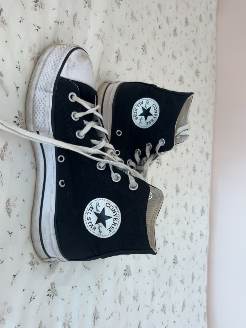 Converse Black High Top platform